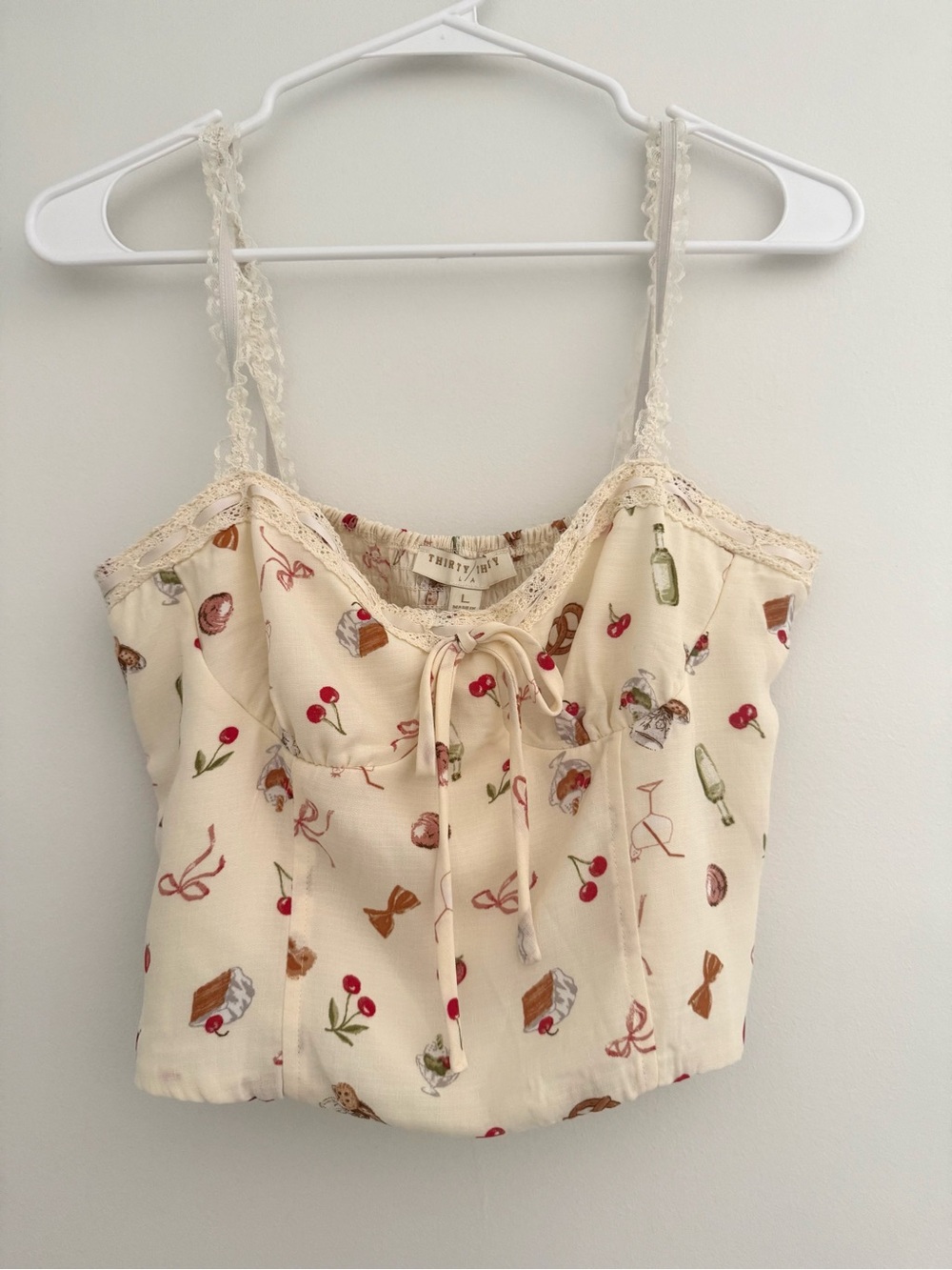 Thirty Thirty Tank Top Novelty Lace
